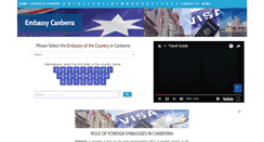 Desktop Screenshot of embassycanberra.com